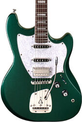 Retro rock electric guitar Guild Surfliner Deluxe - Evergreen metallic