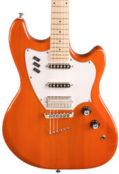 Retro rock electric guitar Guild Surfliner - Sunset orange