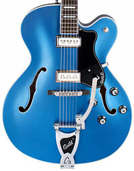 Semi-hollow electric guitar Guild X-175 Manhattan Special Newark ST - Malibu blue
