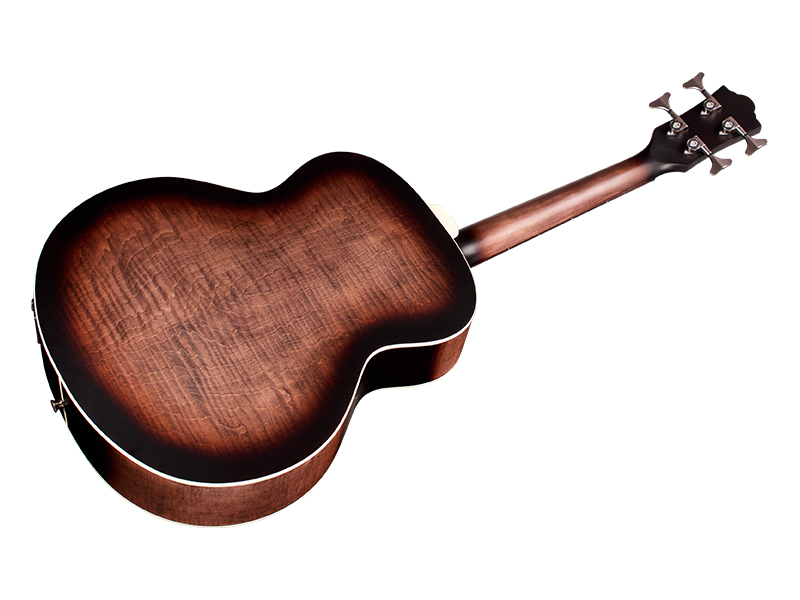 Guild Jumbo Junior Bass Westerly Epicea Erable Eb - Antique Charcoal Burst - Acoustic bass - Variation 2