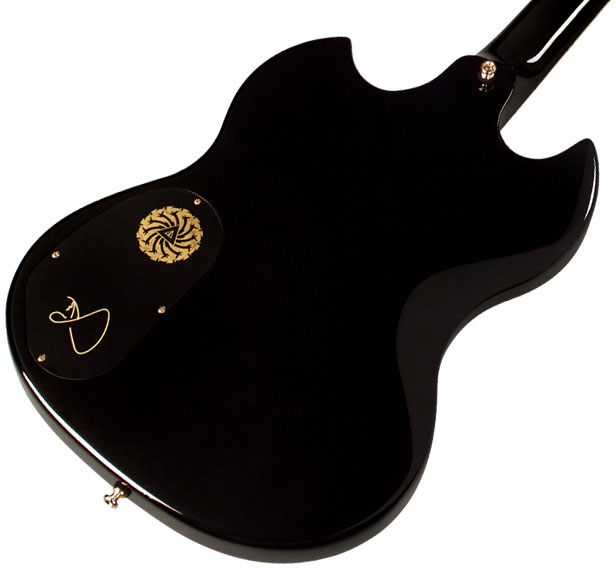 Guild Kim Thayil Polara Newark St Signature 2h Ht Rw - Black - Signature electric guitar - Variation 3