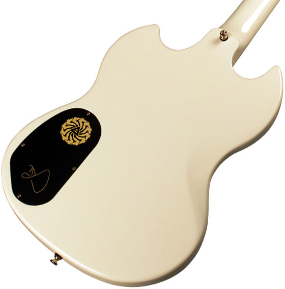 Guild Kim Thayil Polara Newark St Signature 2h Ht Rw - Vintage White - Signature electric guitar - Variation 3