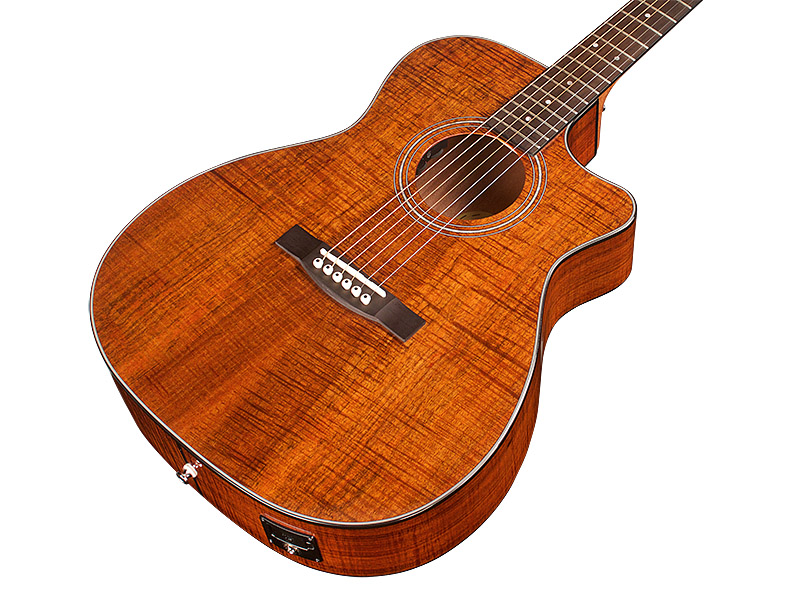 Guild Om-260ce Deluxe Westerly Orchestra Cw Tout Blackwood  Pf - Natural - Electro acoustic guitar - Variation 2