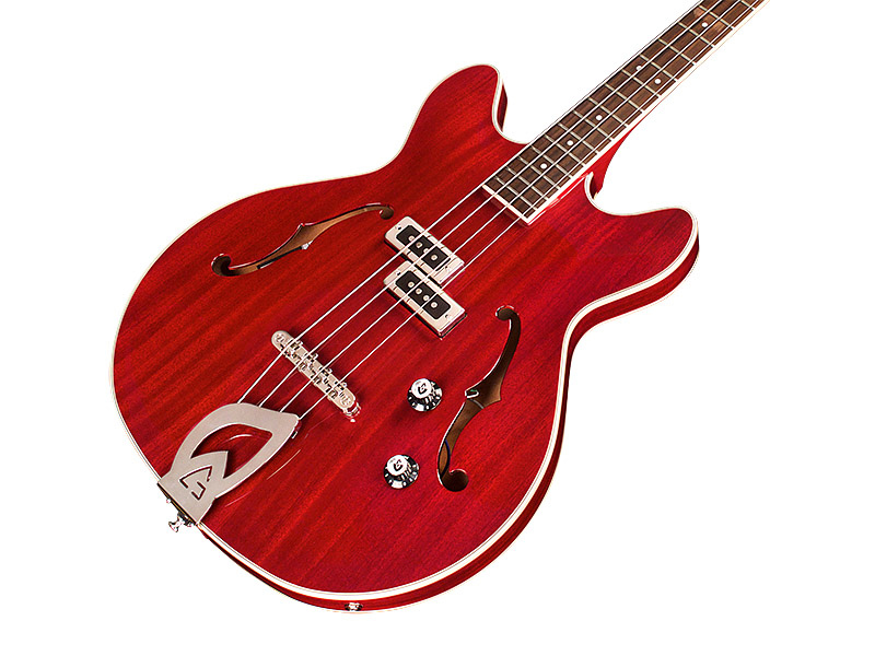 Guild Starfire Bass I Newark St Collection Rw - Cherry Red - Semi & hollow-body electric bass - Variation 2