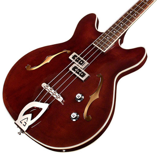 Guild Starfire Bass I Newark St Collection Rw - Vintage Walnut - Semi & hollow-body electric bass - Variation 2