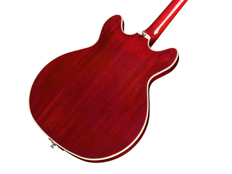 Guild Starfire Bass I Newark St Collection Rw - Cherry Red - Semi & hollow-body electric bass - Variation 3