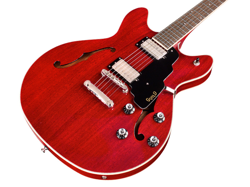 Guild Starfire I Dc Newark St Hh Ht Rw - Cherry Red - Semi-hollow electric guitar - Variation 2