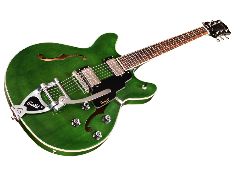 Guild Starfire I Dc Newark St Hh Bigsby Rw - Emerald Green - Semi-hollow electric guitar - Variation 2