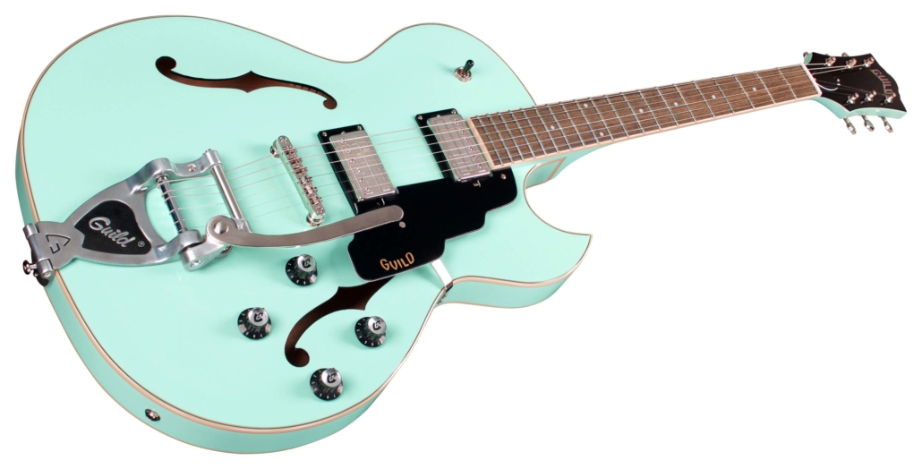 Guild Starfire I Sc Newark St Hh Bigsby Rw - Seafoam Green - Semi-hollow electric guitar - Variation 2