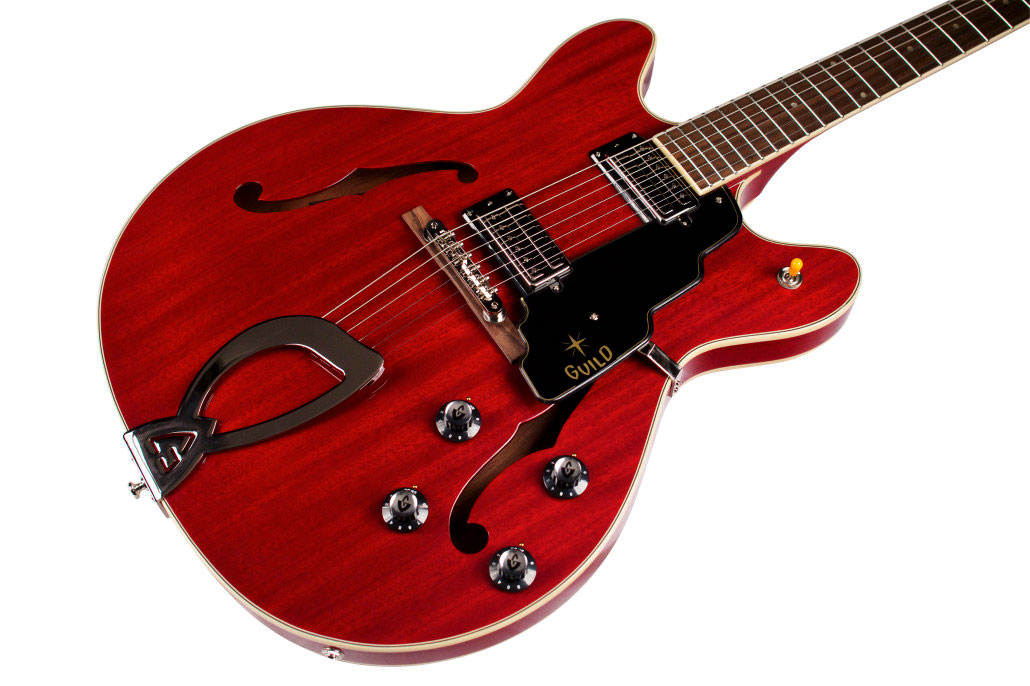 Guild Starfire Iv Newark St Hh Ht Rw - Cherry Red - Semi-hollow electric guitar - Variation 2