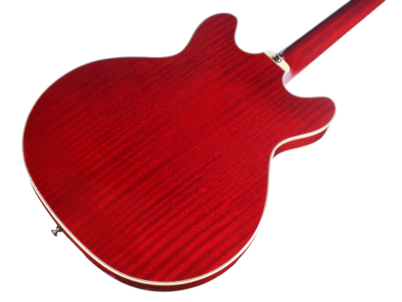 Guild Starfire Iv St-12 Newark St 12c 2h Ht Eb - Cherry Red - Semi-hollow electric guitar - Variation 3