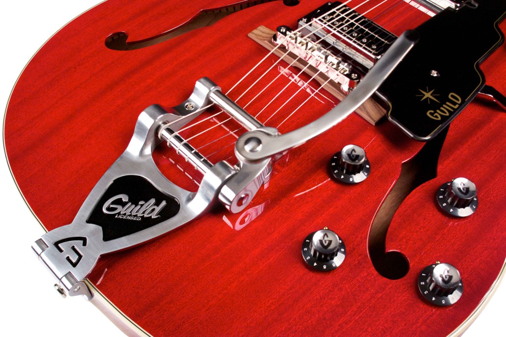 Guild Starfire V Newark St Hh Bigsby Rw - Cherry Red - Semi-hollow electric guitar - Variation 3