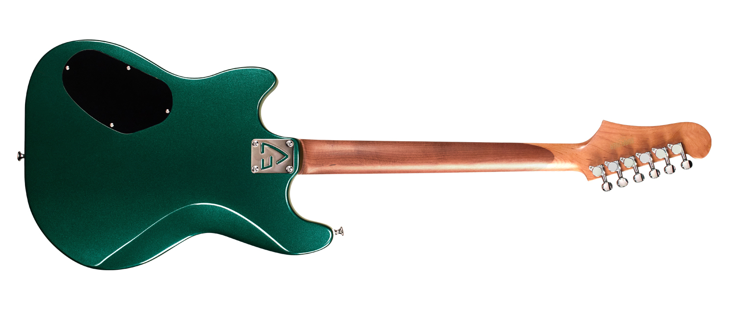 Guild Surfliner Deluxe Trem Hss Rw - Evergreen Metallic - Retro rock electric guitar - Variation 1