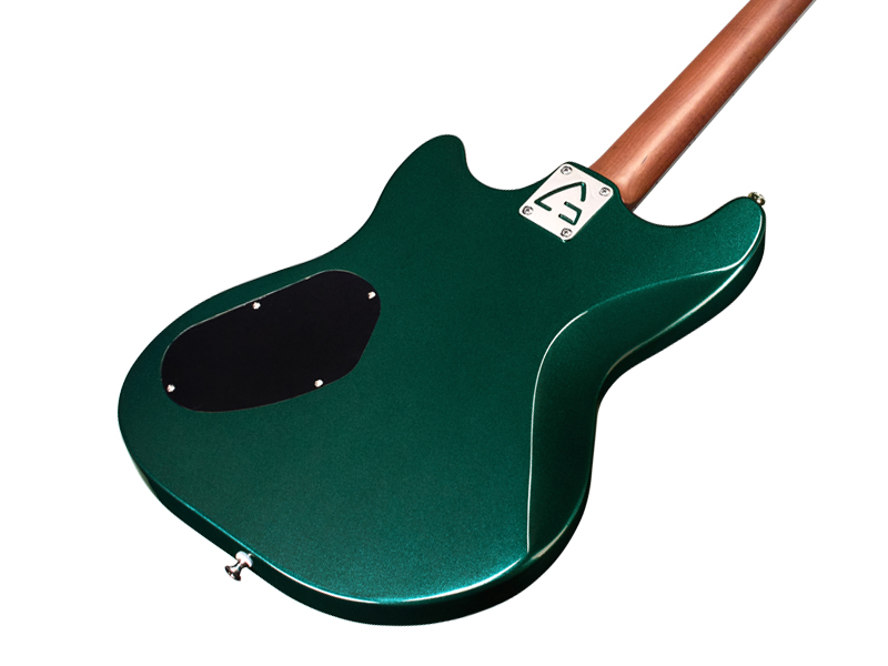 Guild Surfliner Deluxe Trem Hss Rw - Evergreen Metallic - Retro rock electric guitar - Variation 3