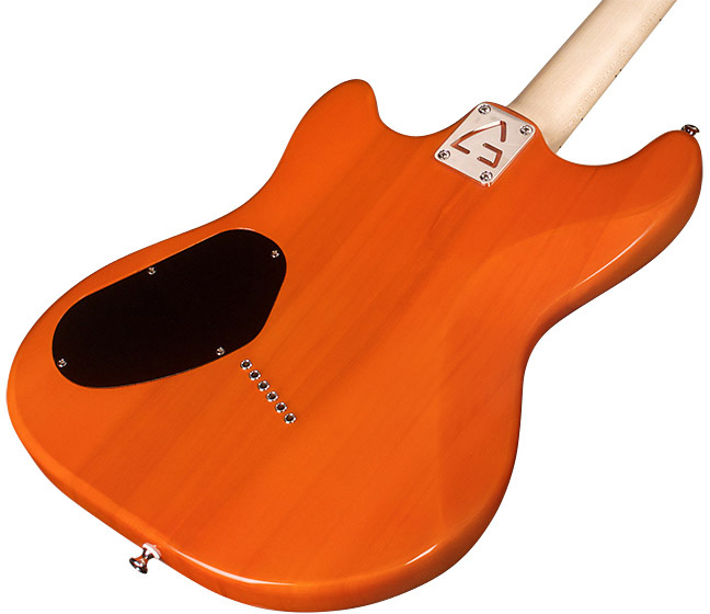 Guild Surfliner Newark St. Hss Ht Mn - Sunset Orange - Retro rock electric guitar - Variation 3