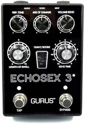 Reverb, delay & echo effect pedal Gurus Echosex 3°