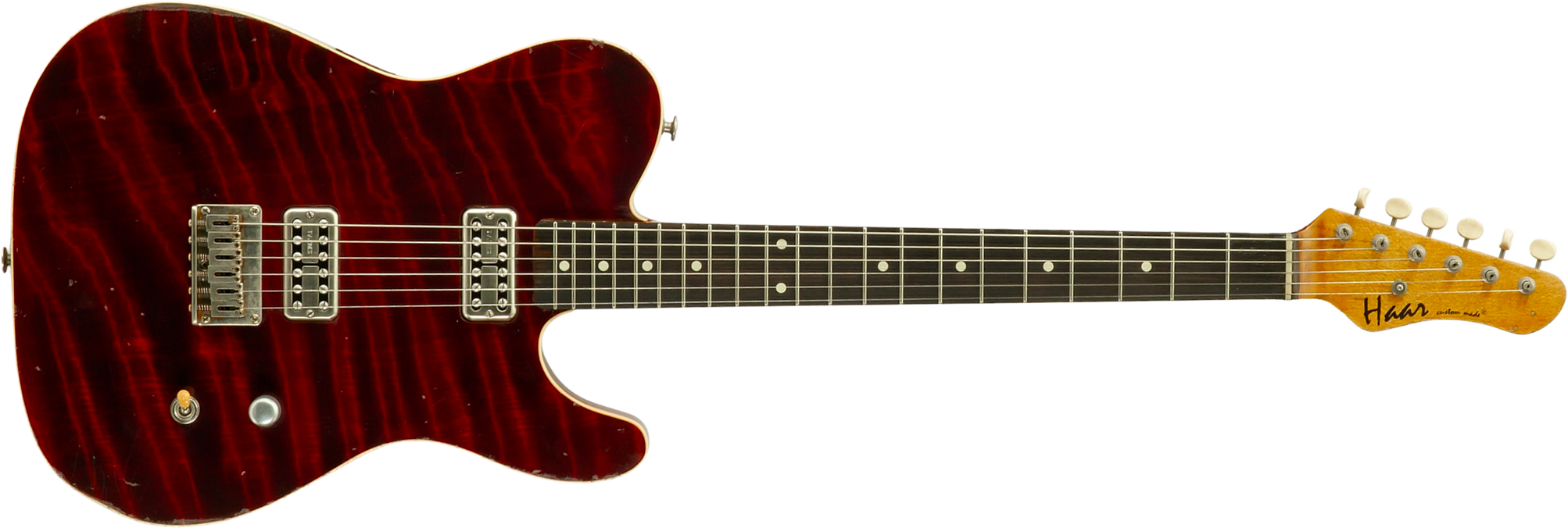 Haar Guitars Trad T Custom 2h Tv Jones Ht Rw #43524 - Aged Brown Natural - Tel shape electric guitar - Main picture