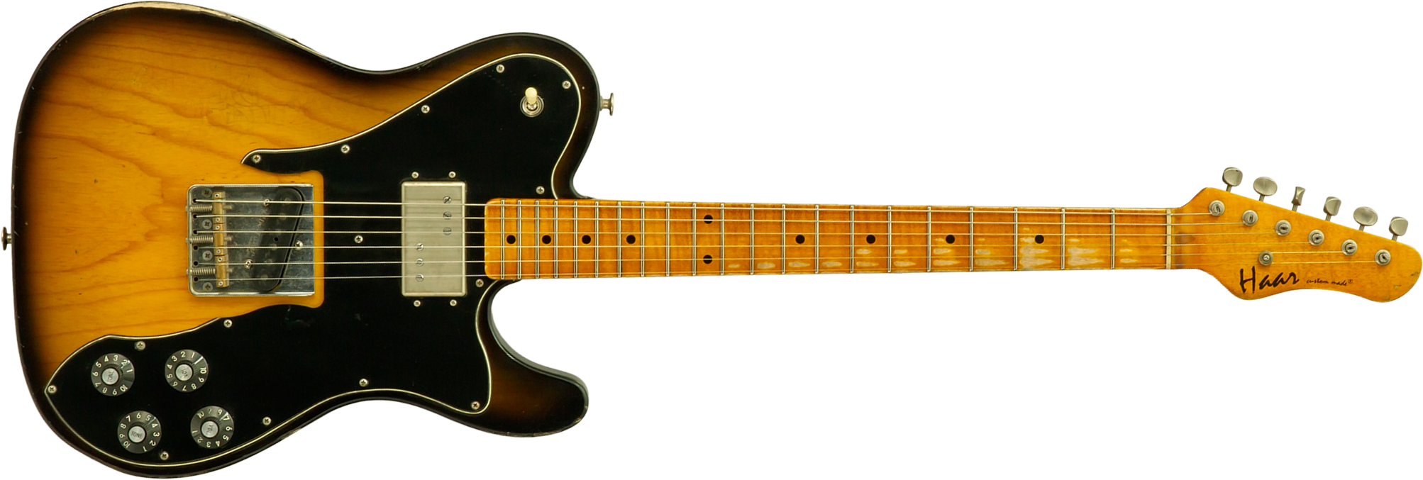 Haar Guitars Trad T Hs Brandon / Kloppmann Ht Mn #43591 - Aged 2 Tone Sunburst - Tel shape electric guitar - Main picture
