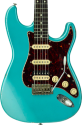 Str shape electric guitar Haar guitars Trad S #43592 - Aged Teal Green Metallic