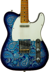 Tel shape electric guitar Haar guitars Trad T Custom #43518 - Blue Paisley