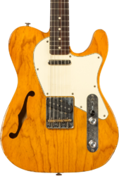 Tel shape electric guitar Haar guitars Trad T Thinline #42269 - Aged orange antique