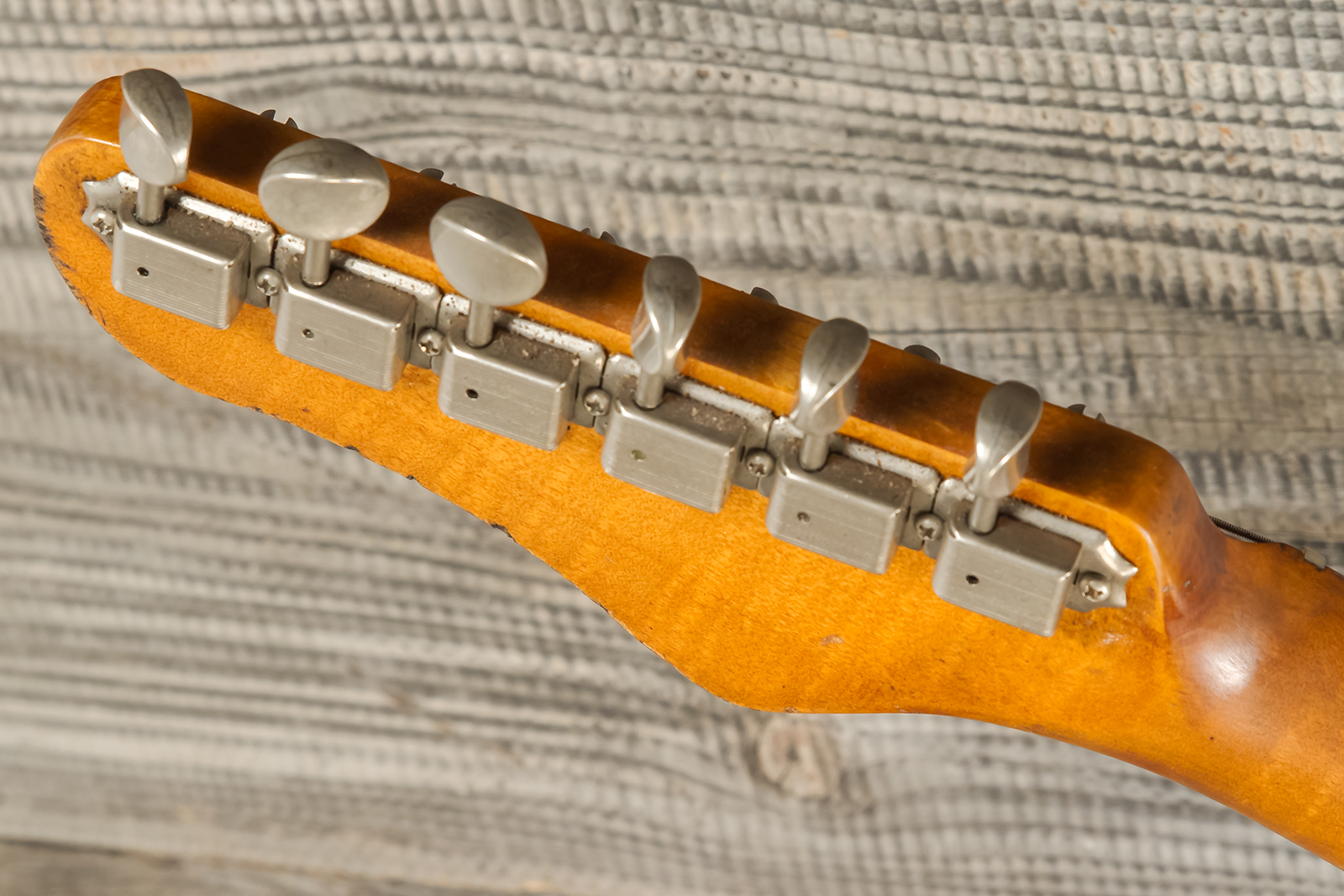 Haar Guitars Trad S 3s Kloppman Trem Mn #42273 - Aged 2-tone Tobacco - Str shape electric guitar - Variation 10