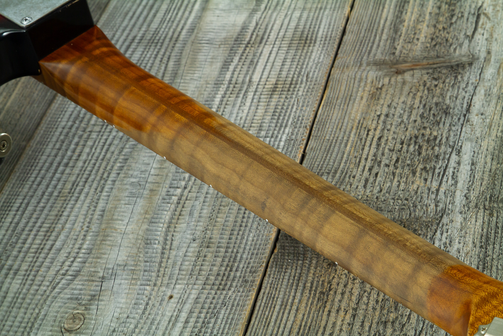 Haar Guitars Trad S 3s Kloppmann Mn #43485 - Aged 3 Tone Sunburst - Str shape electric guitar - Variation 10