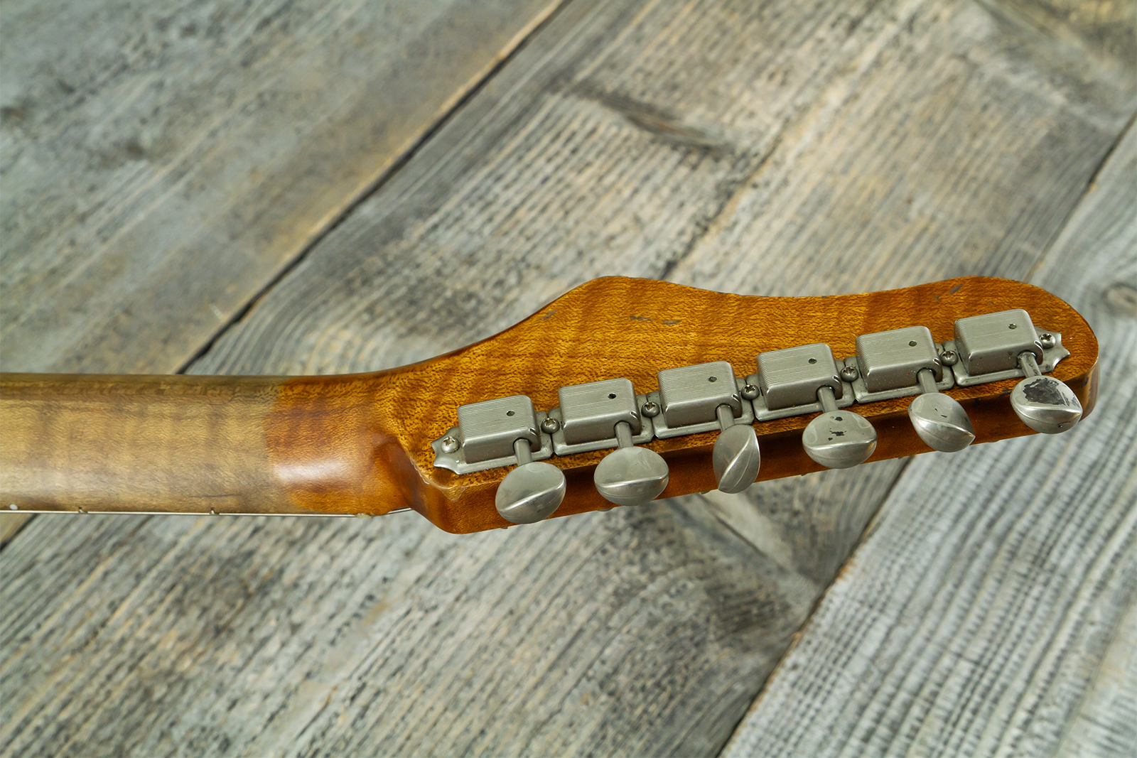 Haar Guitars Trad S 3s Kloppmann Mn #43485 - Aged 3 Tone Sunburst - Str shape electric guitar - Variation 11