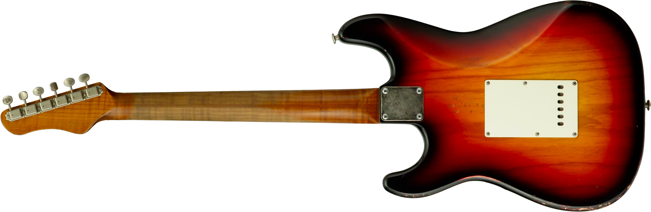 Haar Guitars Trad S 3s Kloppmann Mn #43485 - Aged 3 Tone Sunburst - Str shape electric guitar - Variation 1