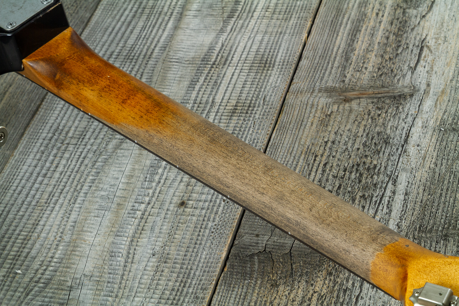 Haar Guitars Trad S 3s Klopppmann Trem Rw #43484 - Aged 2-tone Chocolate Sunburst - Str shape electric guitar - Variation 9