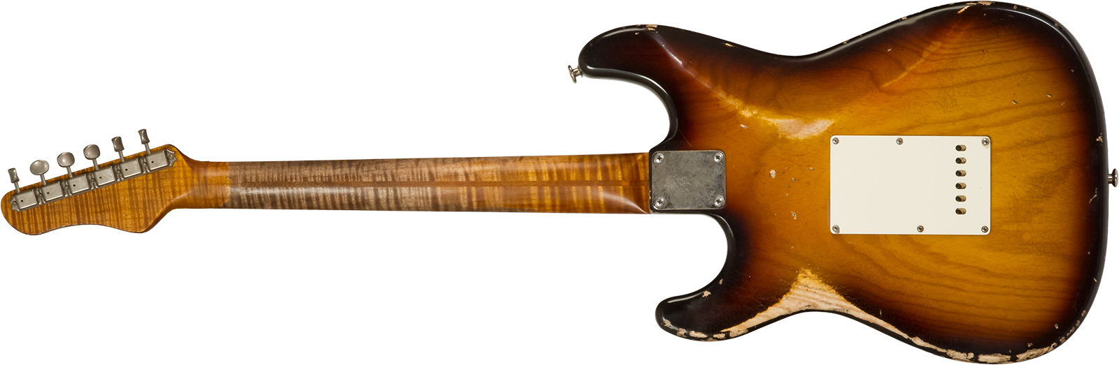 Haar Guitars Trad S 3s Lindy Fralin Trem Mn #42272 - Aged 2-tone Tobacco - Str shape electric guitar - Variation 1