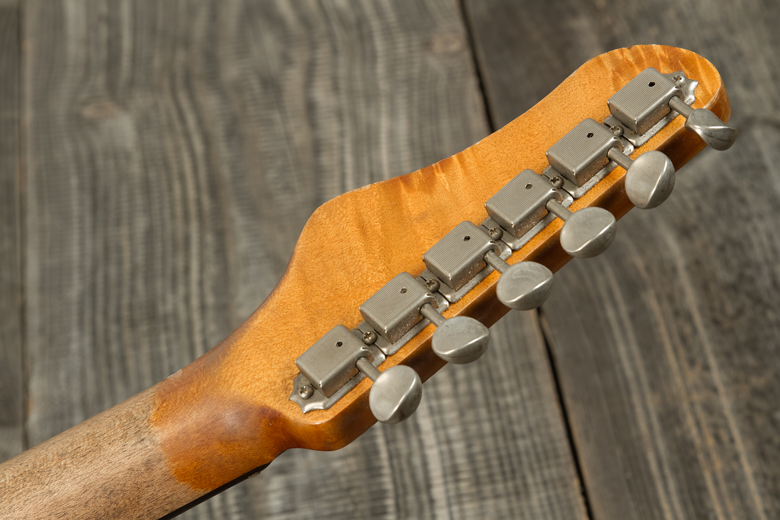 Haar Guitars Trad S Hss Lindy Fralin Trem Rw #42275 - Aged Olympic White - Str shape electric guitar - Variation 8