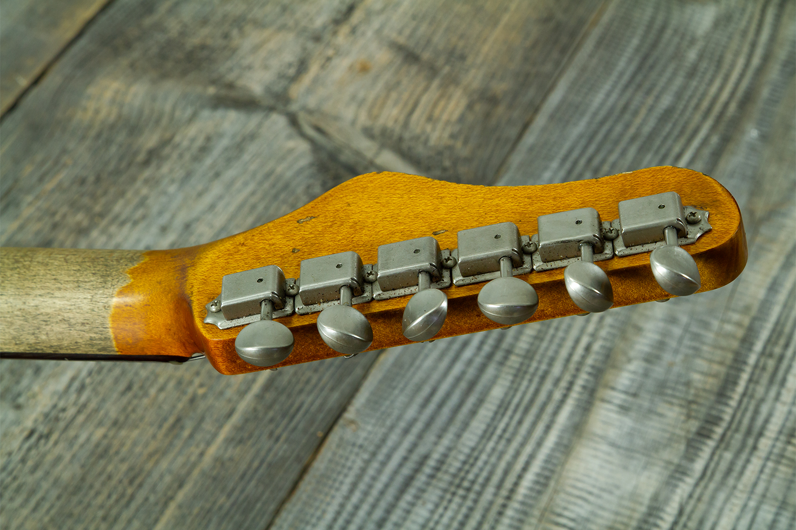 Haar Guitars Trad T 2s Lindy Fralin #43671 - Aged Sparkle Blue - Tel shape electric guitar - Variation 12