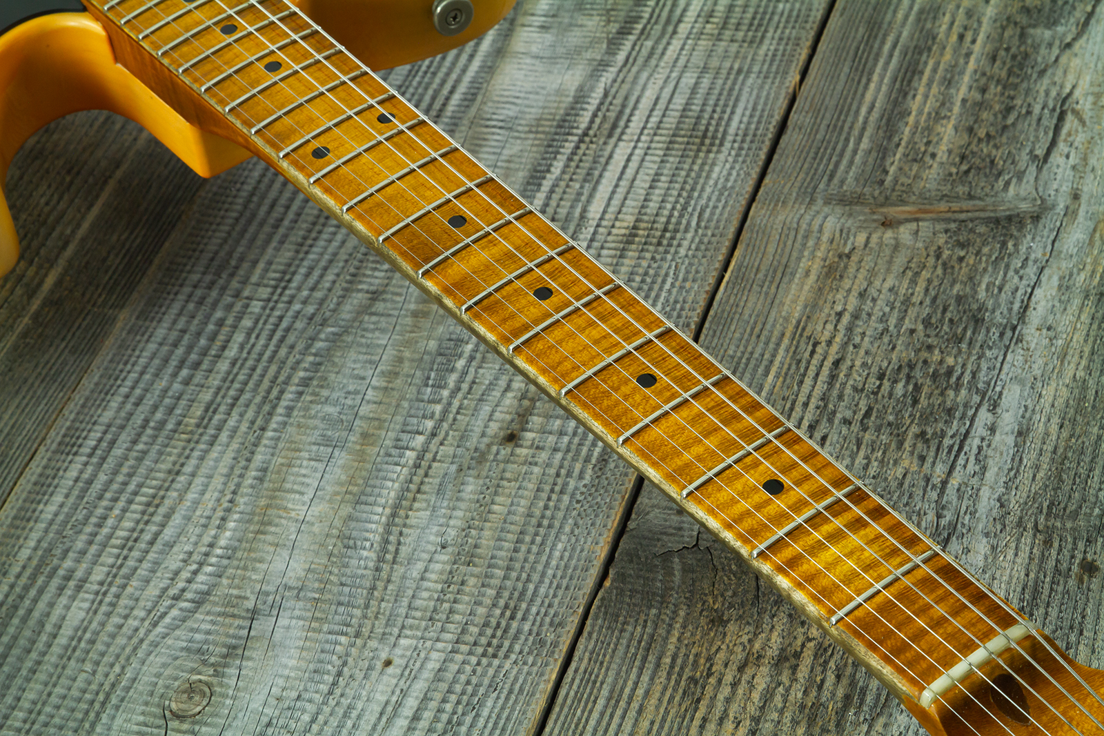 Haar Guitars Trad T 2s Lindy Fralin Mn #43672 - Aged Butterscotch - Tel shape electric guitar - Variation 6