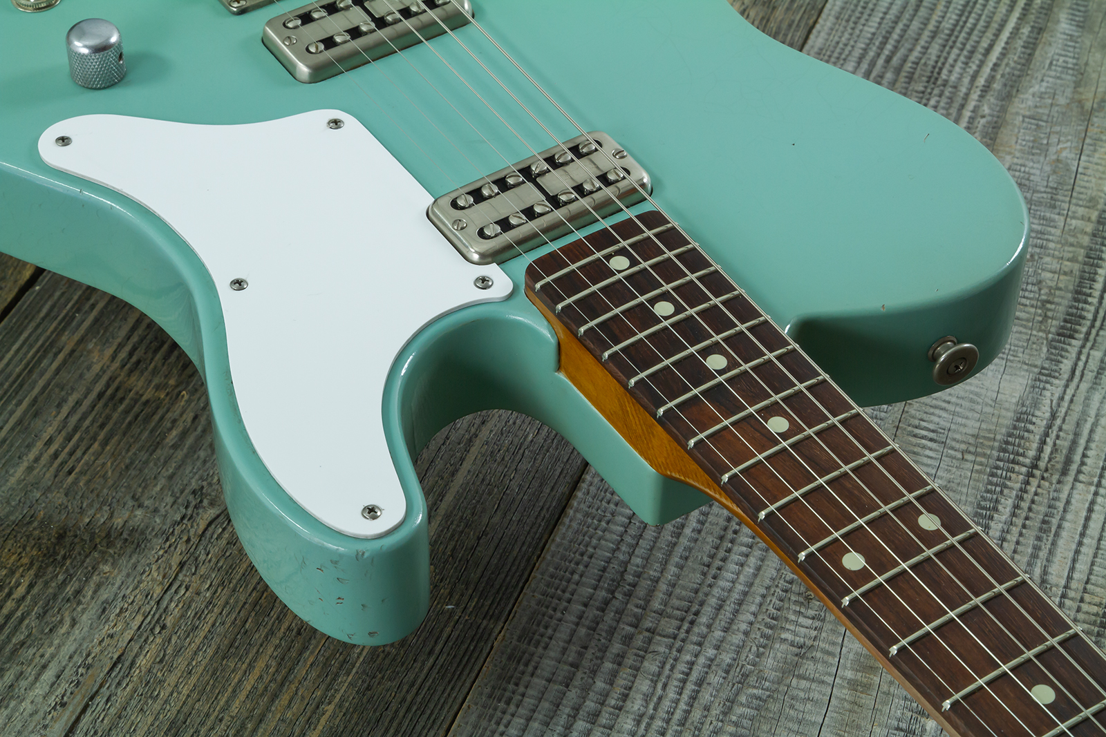 Haar Guitars Trad T Custom 2h Tv Jones Ht Rw #43519 - Aged Spring Green - Tel shape electric guitar - Variation 4