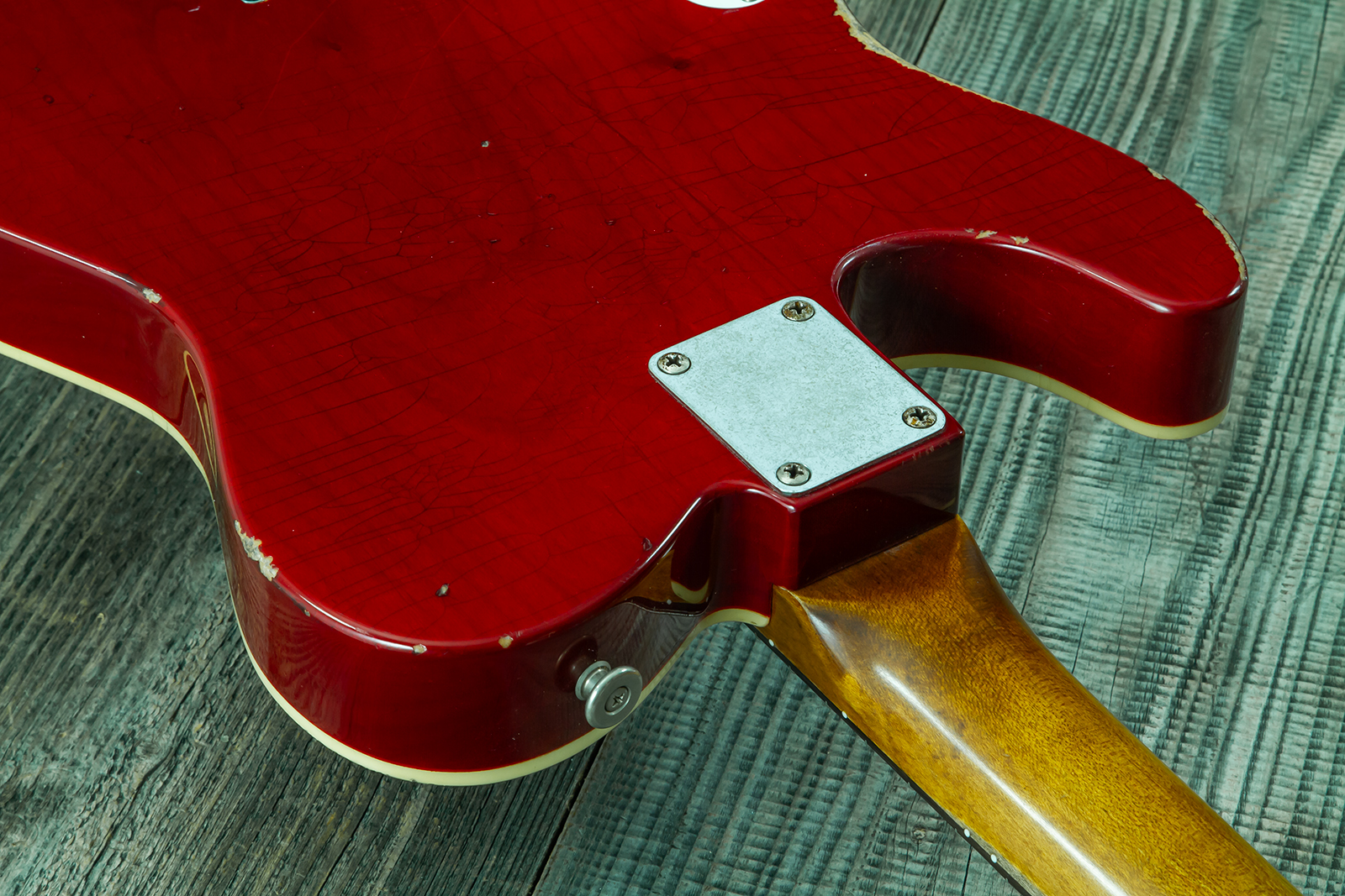 Haar Guitars Trad T Custom 2h Tv Jones Ht Rw #43524 - Aged Brown Natural - Tel shape electric guitar - Variation 11