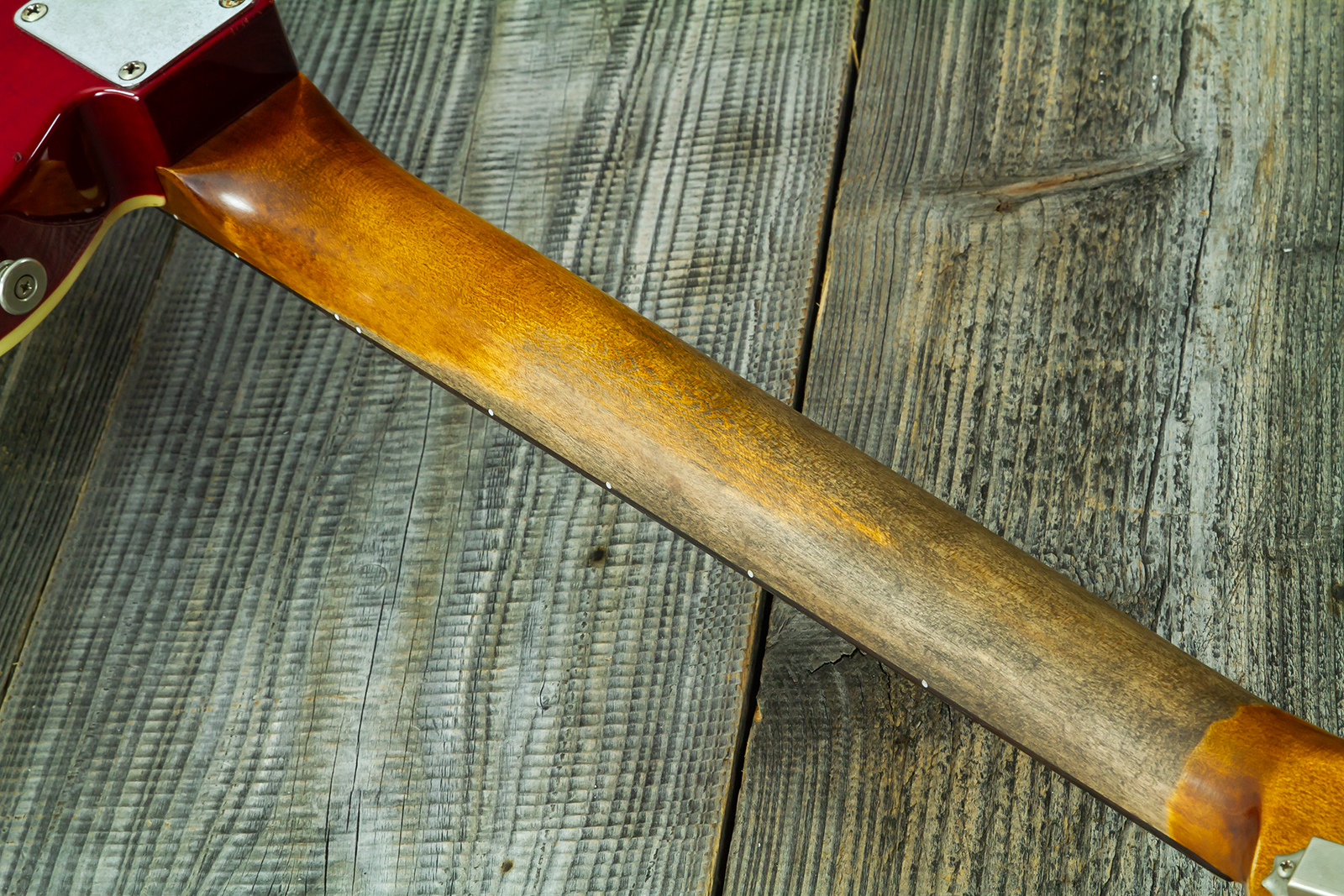 Haar Guitars Trad T Custom 2h Tv Jones Ht Rw #43524 - Aged Brown Natural - Tel shape electric guitar - Variation 14