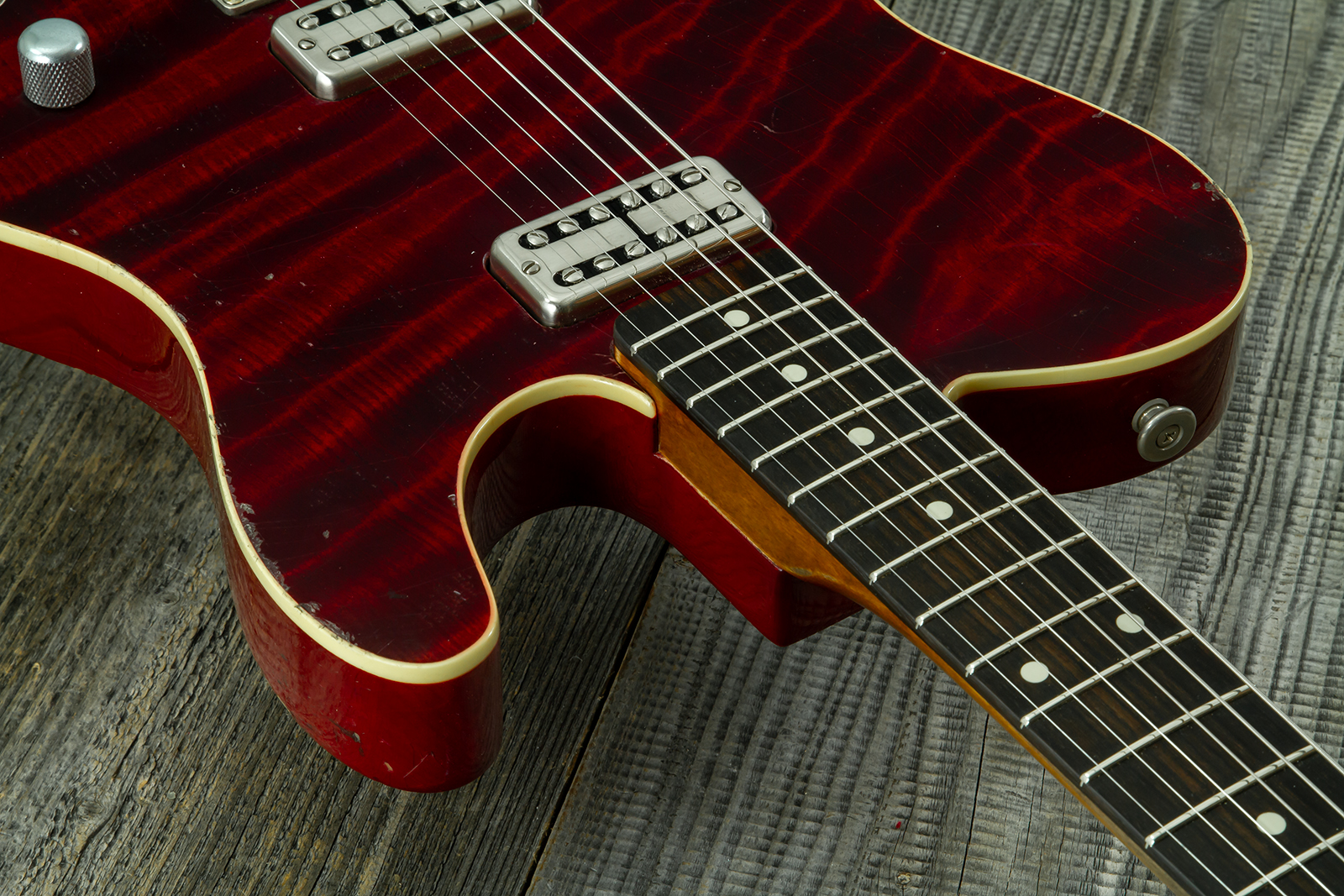 Haar Guitars Trad T Custom 2h Tv Jones Ht Rw #43524 - Aged Brown Natural - Tel shape electric guitar - Variation 4