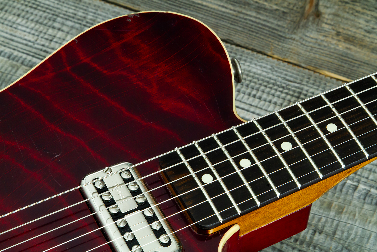 Haar Guitars Trad T Custom 2h Tv Jones Ht Rw #43524 - Aged Brown Natural - Tel shape electric guitar - Variation 6