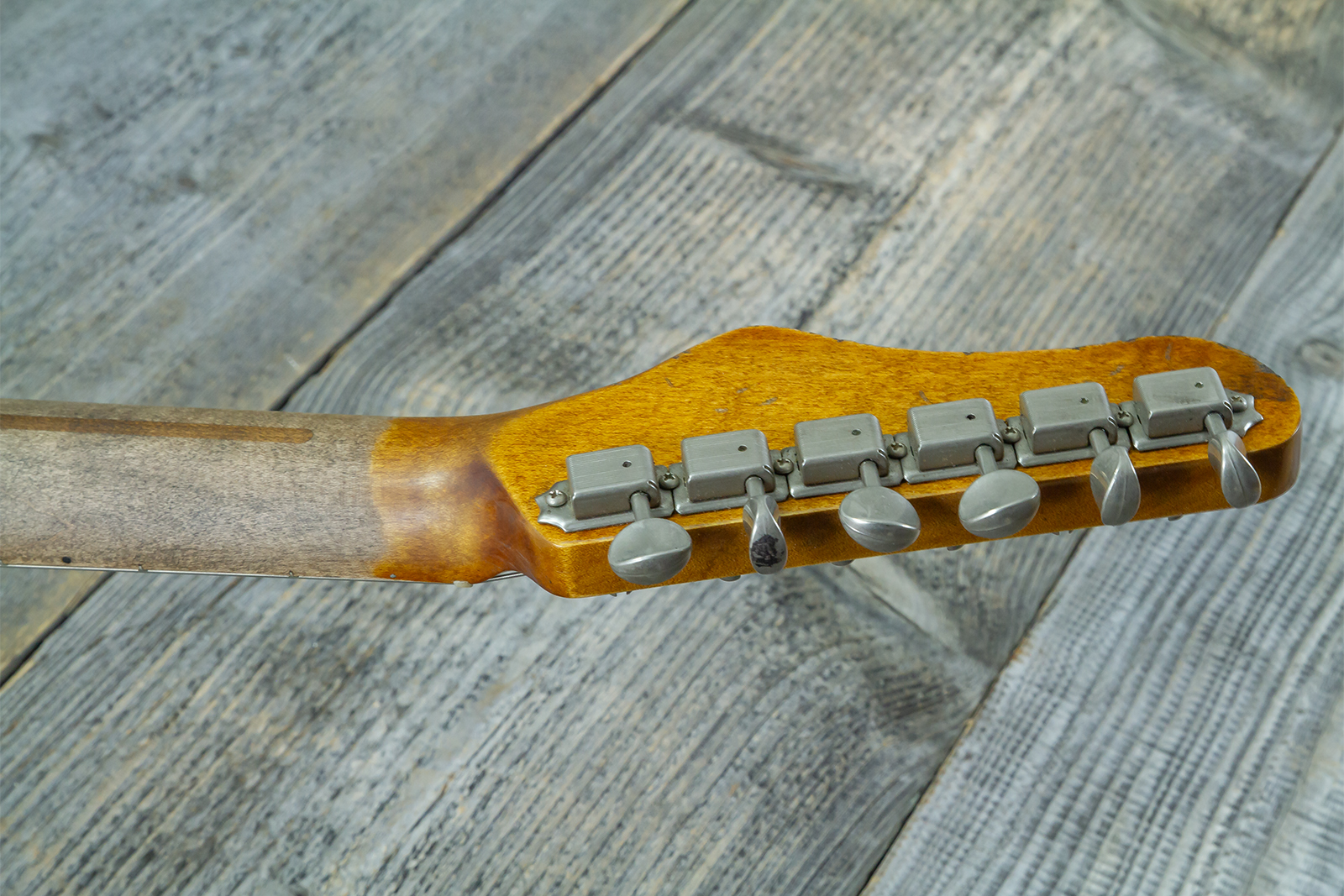 Haar Guitars Trad T Custom 2s Kloppmann. Mn  #43518 - Blue Paisley - Tel shape electric guitar - Variation 11