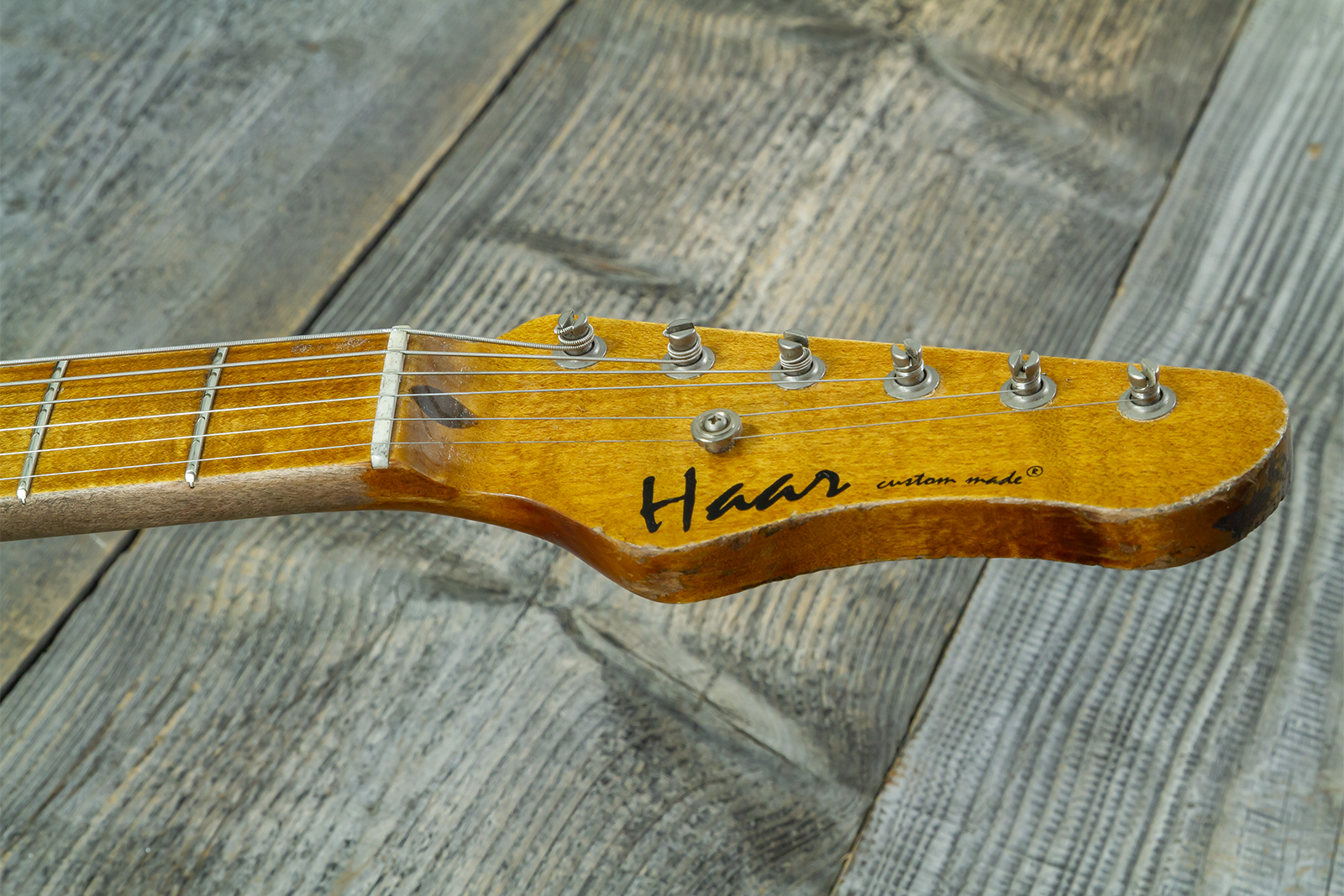 Haar Guitars Trad T Custom 2s Kloppmann. Mn  #43518 - Blue Paisley - Tel shape electric guitar - Variation 6