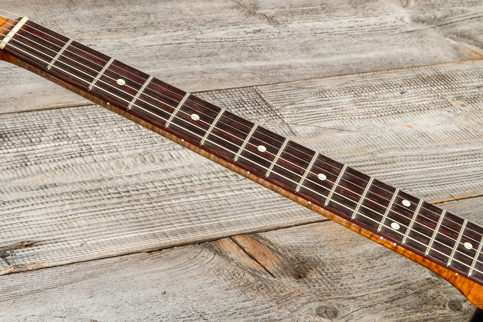 Haar Guitars Trad T Custom 2s Lindy Fralin Ht Rw #42267 - Aged 2-tone Tobacco - Tel shape electric guitar - Variation 5