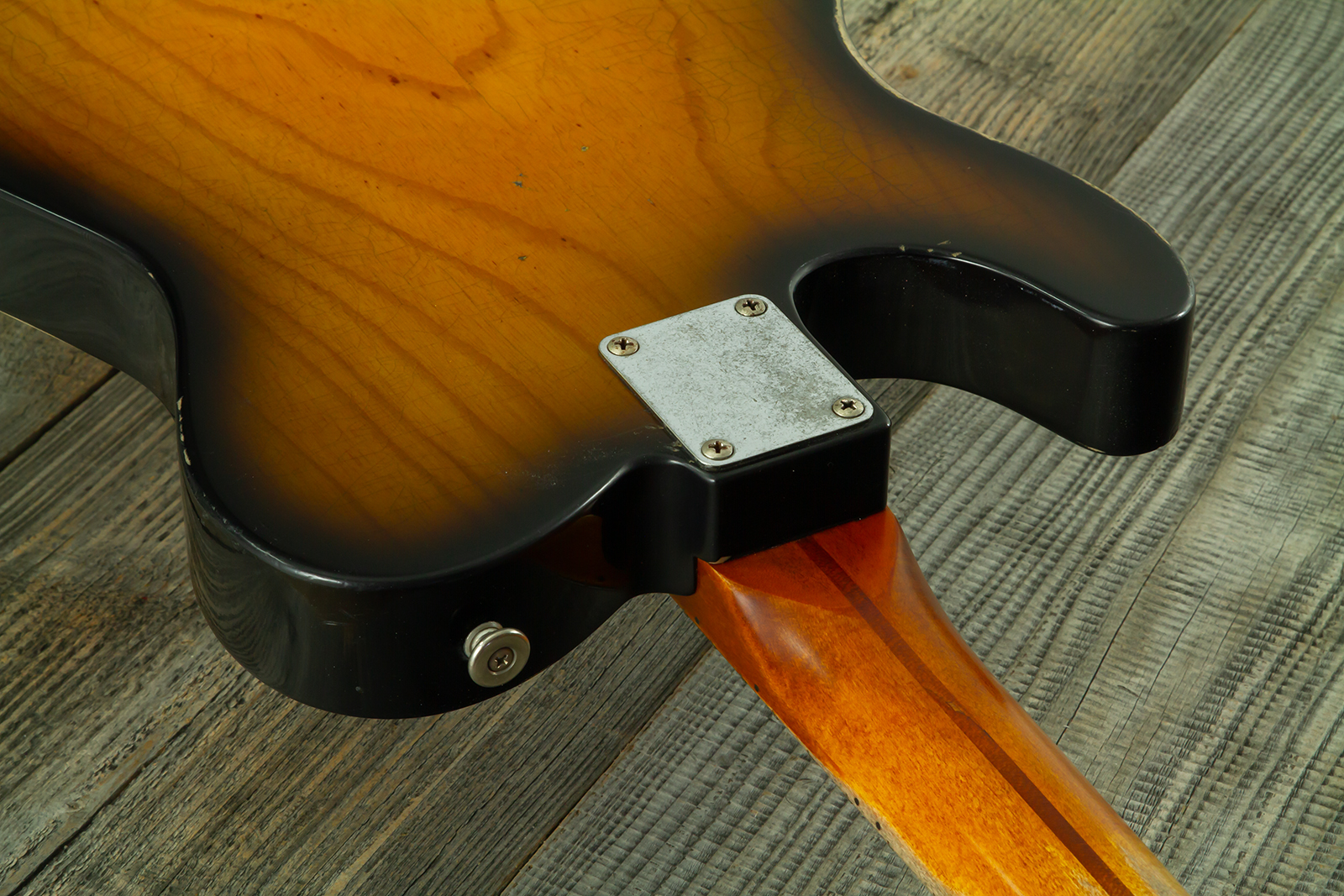 Haar Guitars Trad T Hs Brandon / Kloppmann Ht Mn #43591 - Aged 2 Tone Sunburst - Tel shape electric guitar - Variation 10