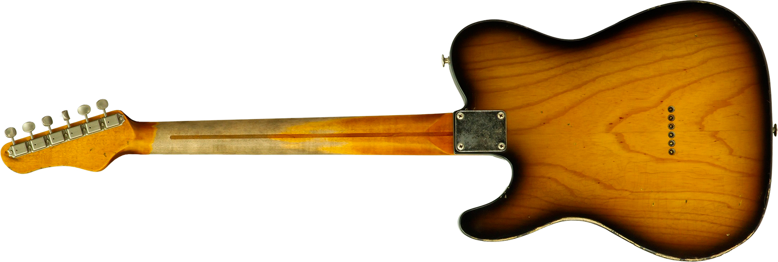 Haar Guitars Trad T Hs Brandon / Kloppmann Ht Mn #43591 - Aged 2 Tone Sunburst - Tel shape electric guitar - Variation 1