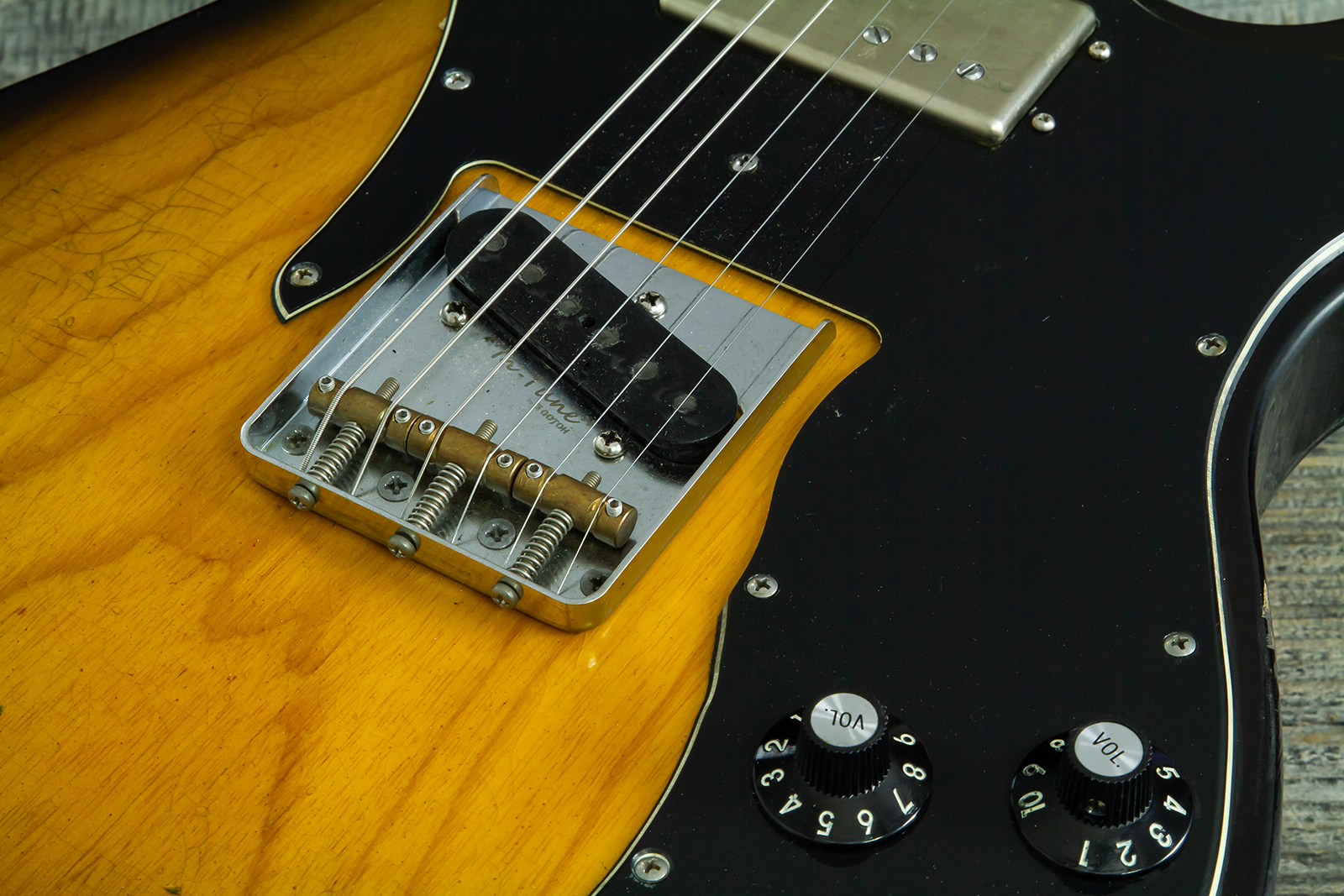 Haar Guitars Trad T Hs Brandon / Kloppmann Ht Mn #43591 - Aged 2 Tone Sunburst - Tel shape electric guitar - Variation 3