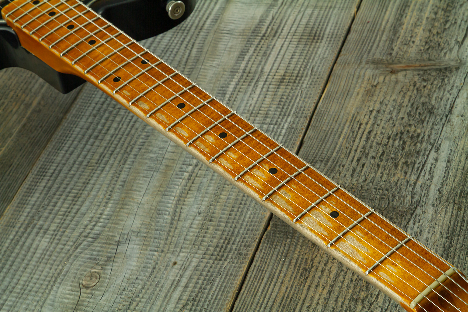 Haar Guitars Trad T Hs Brandon / Kloppmann Ht Mn #43591 - Aged 2 Tone Sunburst - Tel shape electric guitar - Variation 6