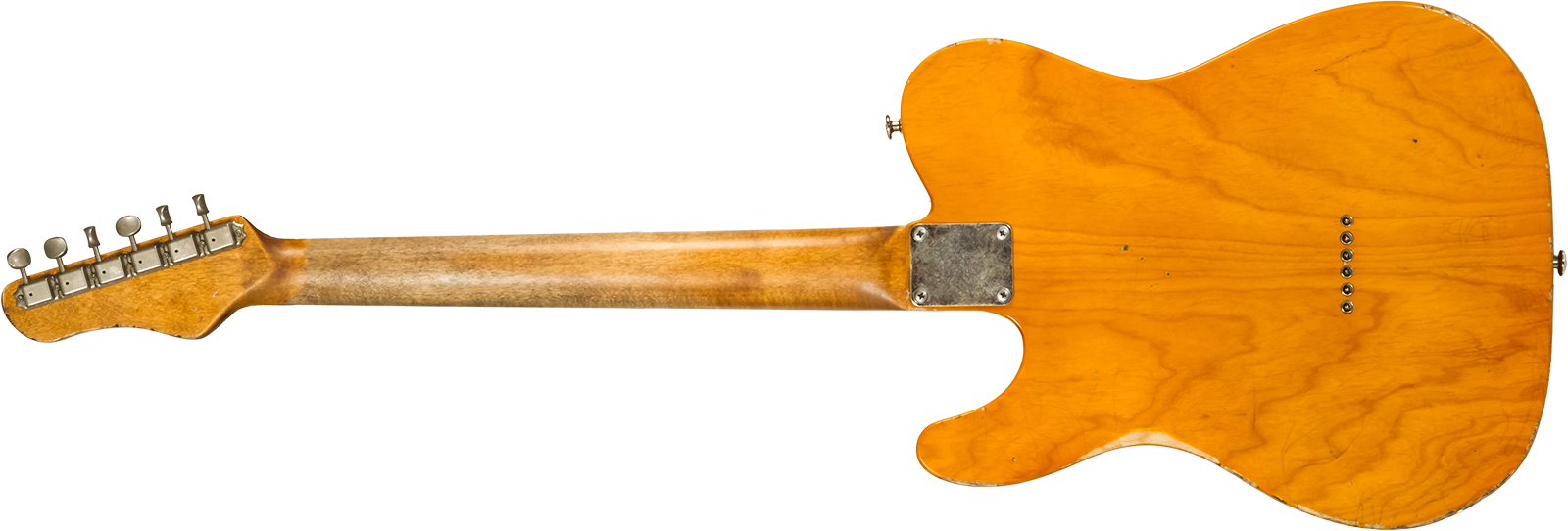 Haar Guitars Trad T Thinline 2s Lindy Fralin Ht Rw #42269 - Aged Orange Antique - Tel shape electric guitar - Variation 1