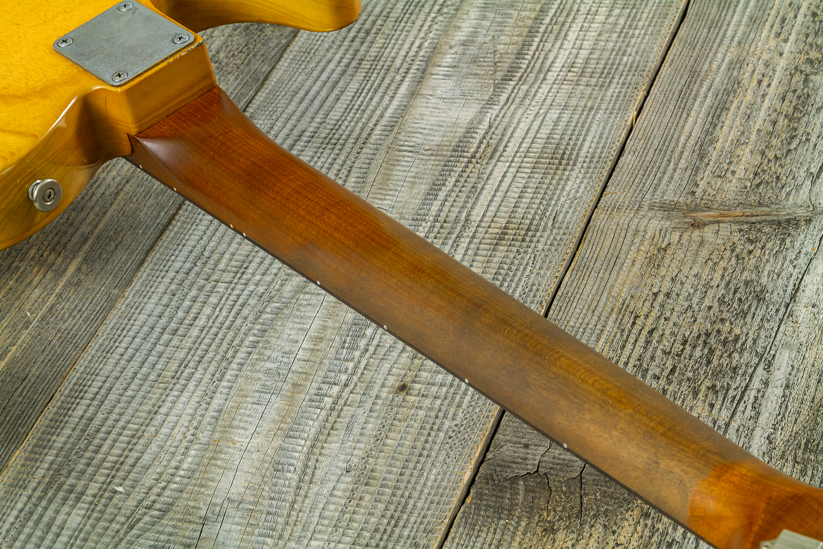 Haar Guitars Trad T Thinline 2s Lindy Fralin Rw #43483 - Aged Antique Natural - Tel shape electric guitar - Variation 9