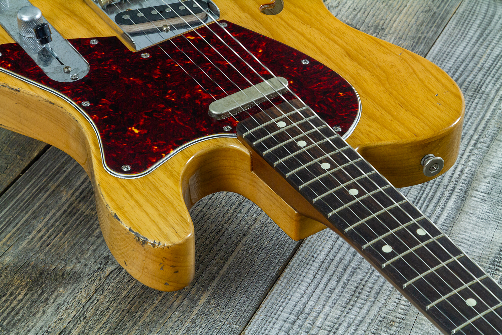 Haar Guitars Trad T Thinline 2s Lindy Fralin Rw #43483 - Aged Antique Natural - Tel shape electric guitar - Variation 4