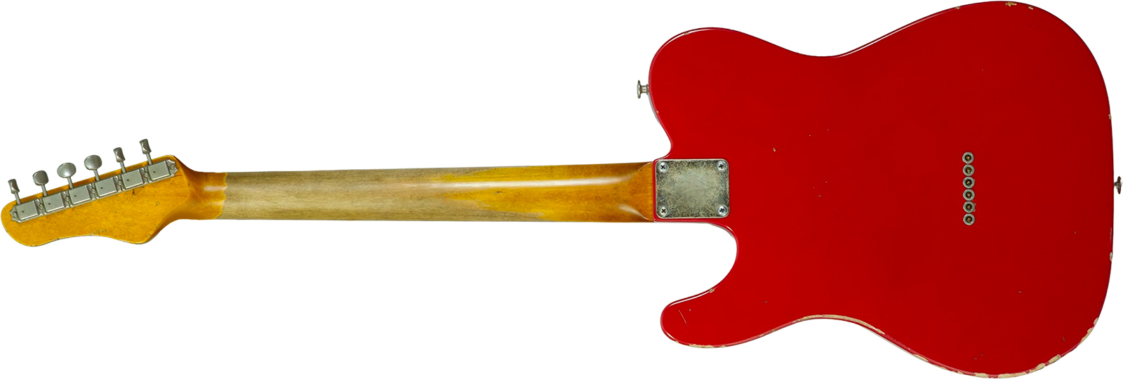 Haar Guitars Trad T Thinline 2s Lindy Fralin Rw #43661 - Aged Old Red - Tel shape electric guitar - Variation 2